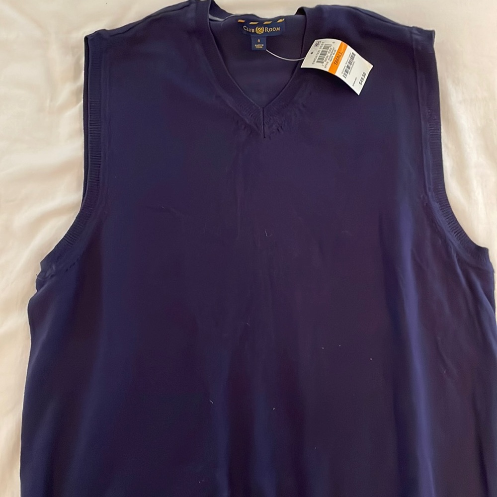 Club Room men’s sleeveless sweater vest
